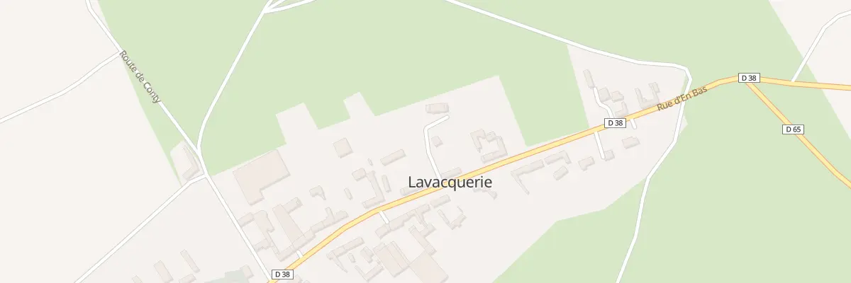 Plan du 13B Rue d’En Bas à Lavacquerie
