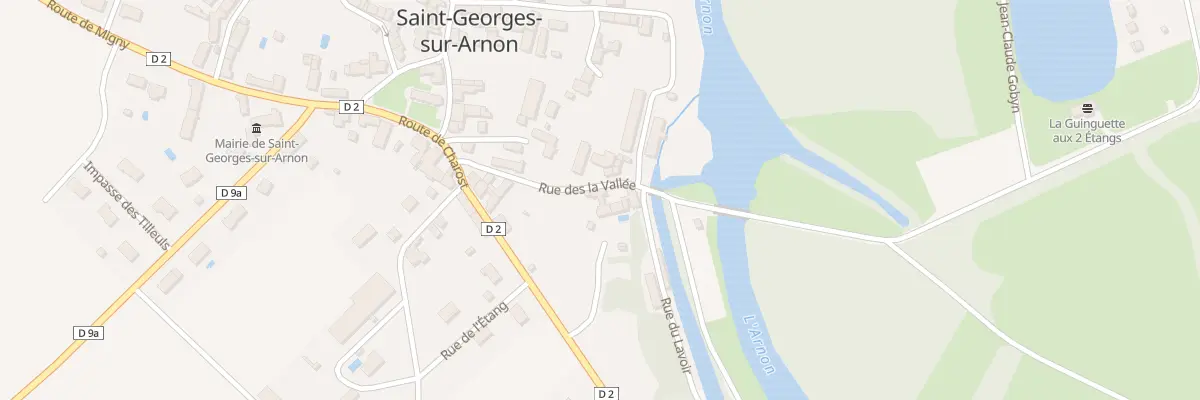 Plan du 7 Rue de la Vallee à Saint-Georges-sur-Arnon