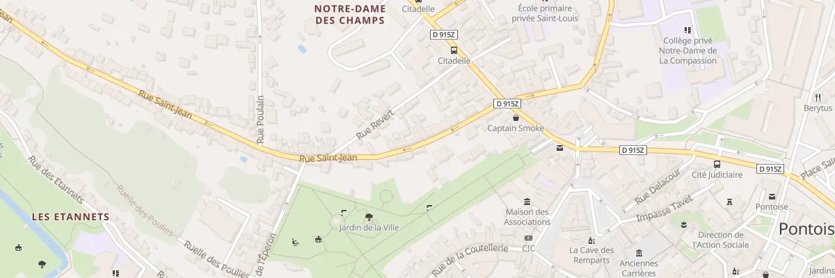 Plan du 18 Rue Saint Jean à Pontoise