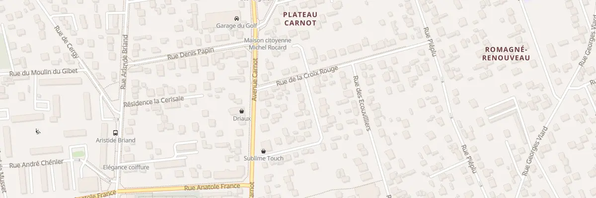Plan du 13 Rue Francaise à Conflans-Sainte-Honorine