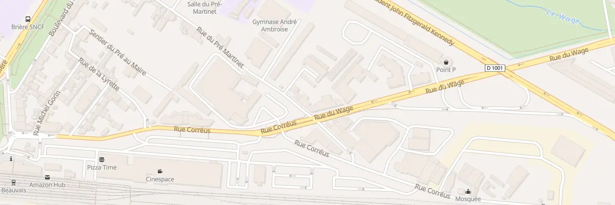 Plan du 55 Rue du Pré Martinet à Beauvais