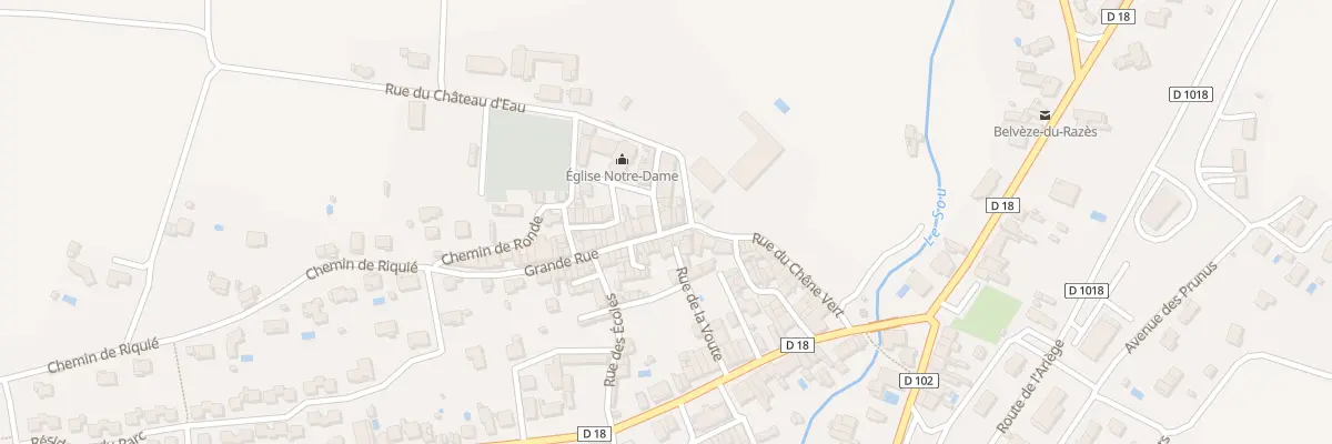 Plan du 6 Grand Rue à Belvèze-du-Razès