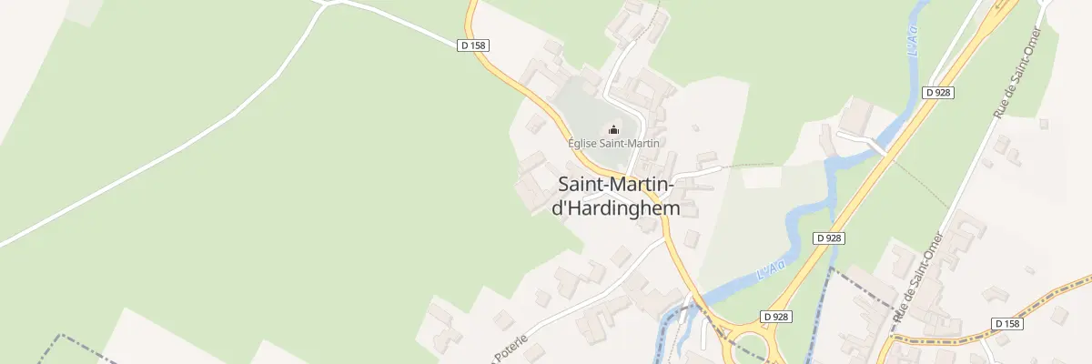 Plan du 17 Rue de l’Eglise à Saint-Martin-d’Hardinghem
