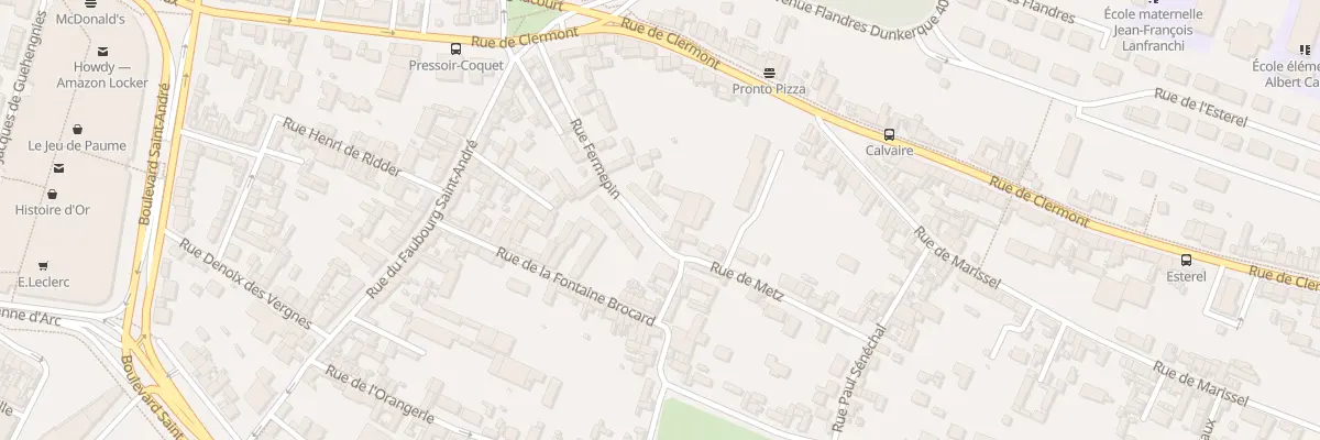 Plan du 27 Rue Fermepin à Beauvais