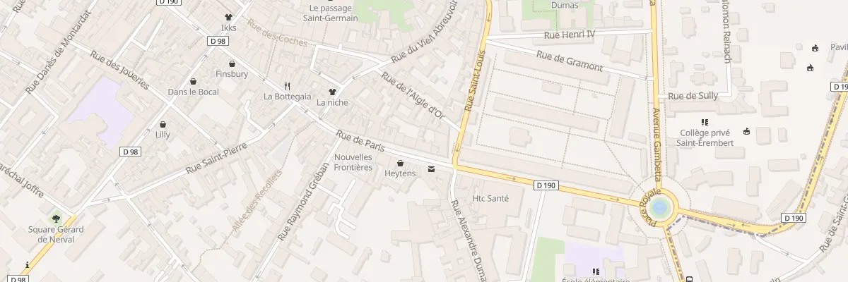 Plan du 59 Rue de Paris à Saint-Germain-en-Laye