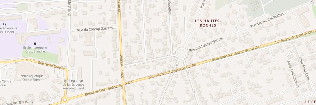 Plan du 11 Rue des Hautes Roches à Conflans-Sainte-Honorine