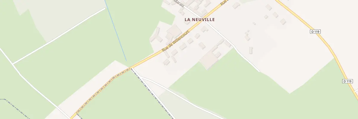 Plan du 11 Rue de Willencourt à Auxi-le-Château