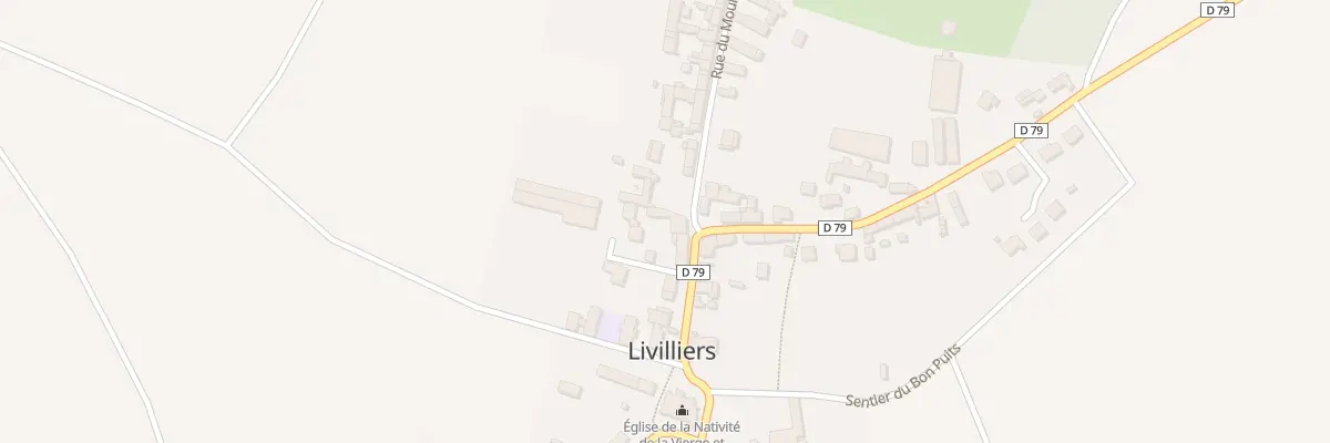 Plan du 2 Rue de la Chaise à Livilliers