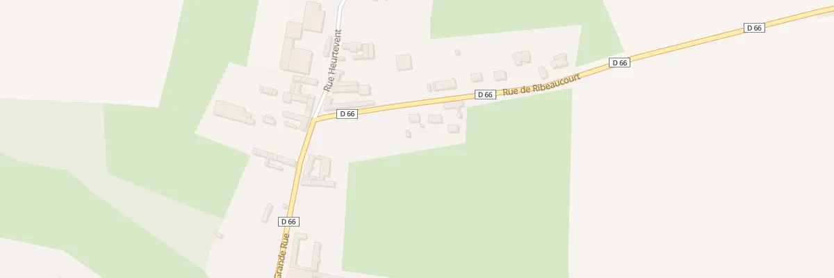 Plan du 14 Rue de Ribeaucourt à Fransu