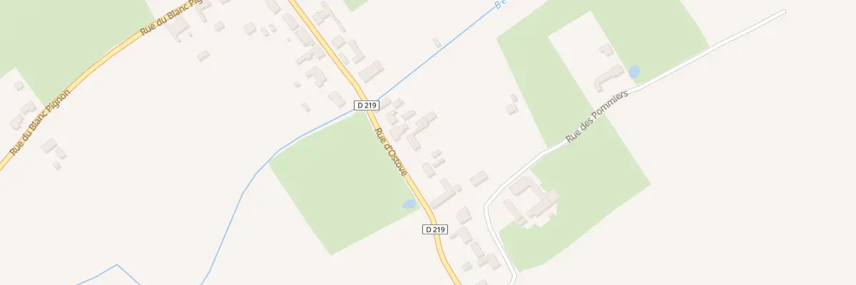 Plan du 390 Rue d’Ostove à Zutkerque
