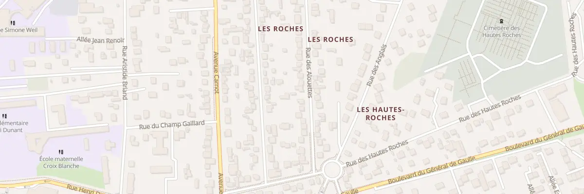 Plan du 23 Rue des Alouettes à Conflans-Sainte-Honorine