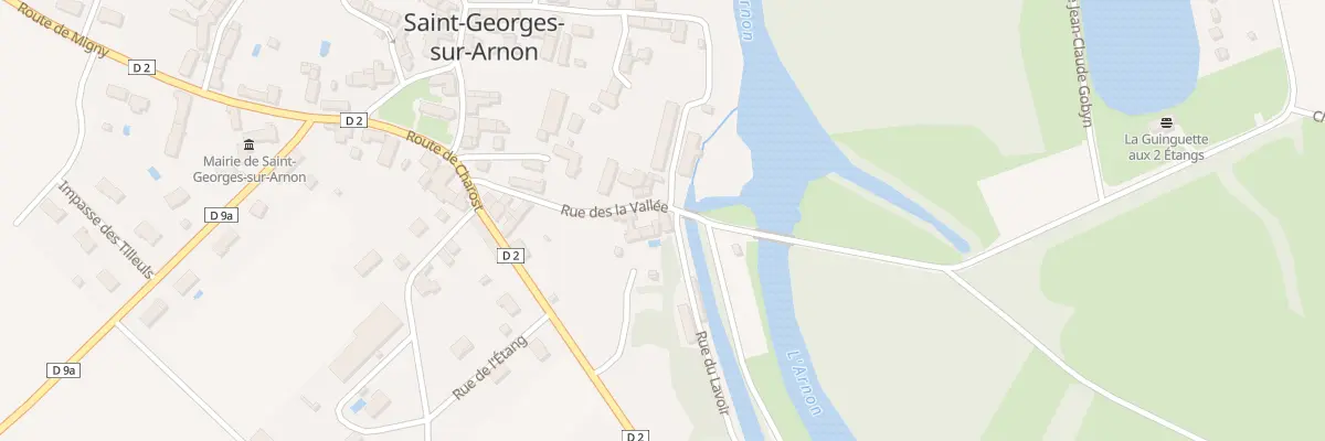 Plan du 9 Rue de la Vallee à Saint-Georges-sur-Arnon