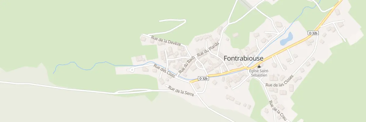 Plan du 5011F Le Village à Fontrabiouse