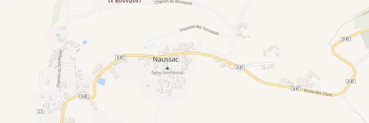 Plan du 5026 Naussac à Naussac