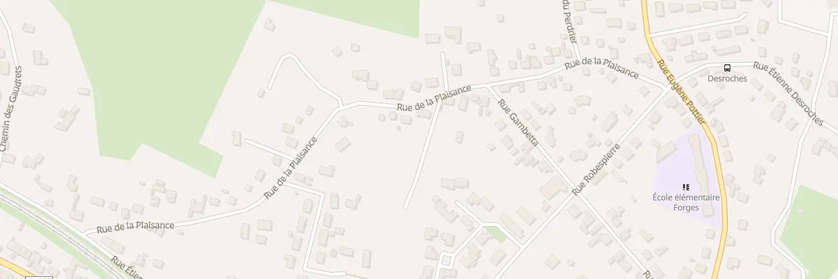 Plan du 50 Rue de la Plaisance à Vierzon