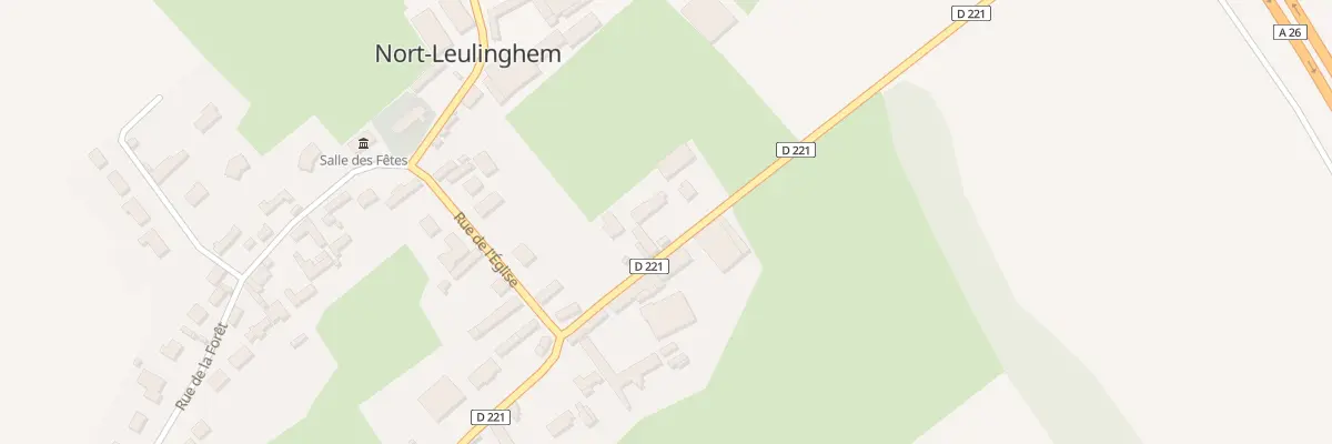 Plan du 3 Rue du Blanc Mont à Nort-Leulinghem