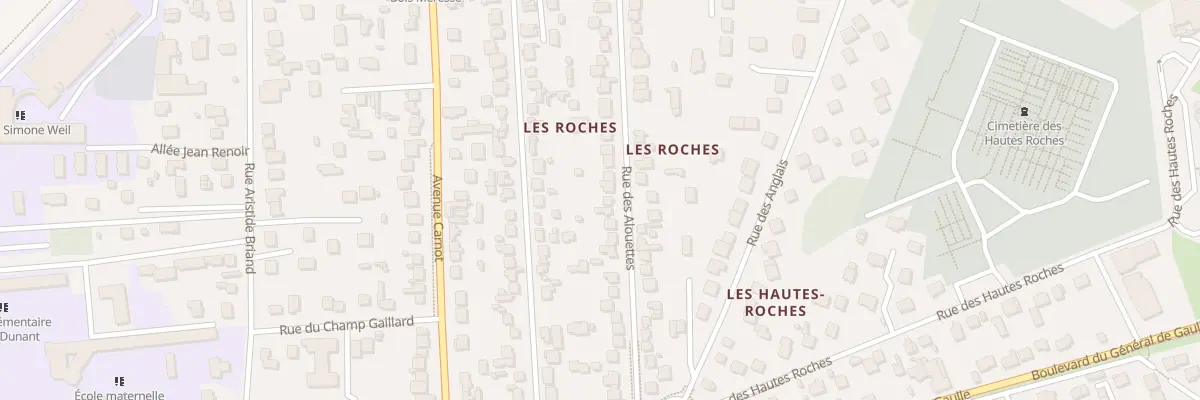 Plan du 33 Rue des Alouettes à Conflans-Sainte-Honorine
