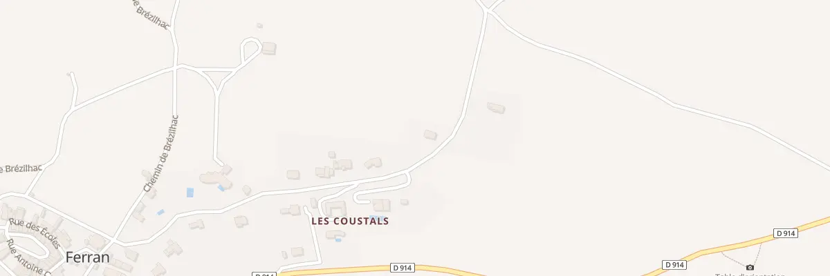 Plan du 455 Che Le Cammas Vieux à Ferran