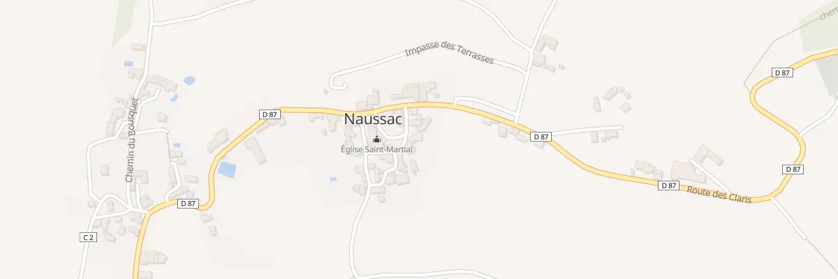 Plan du 5025 Naussac à Naussac