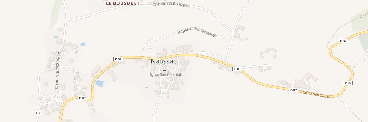 Plan du 5194 Naussac à Naussac