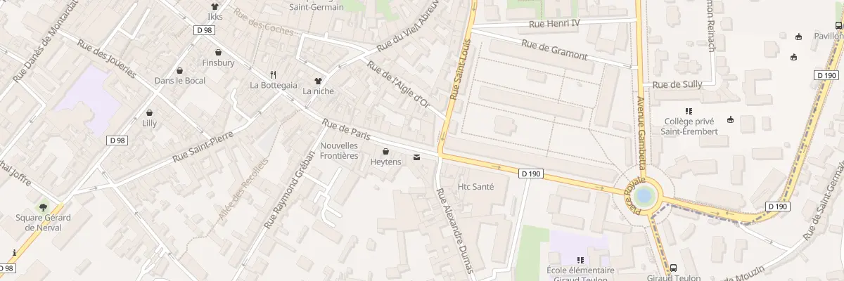 Plan du 61 Rue de Paris à Saint-Germain-en-Laye