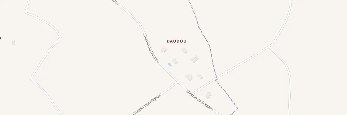 Plan du 1243 Che de Daudou à Orban
