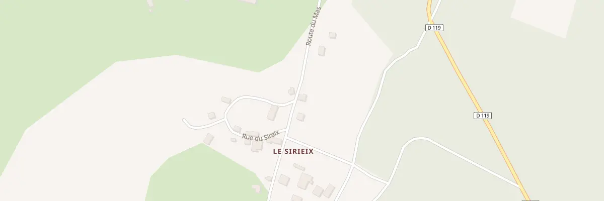 Plan du 5096 Le Sirieix à Darnets