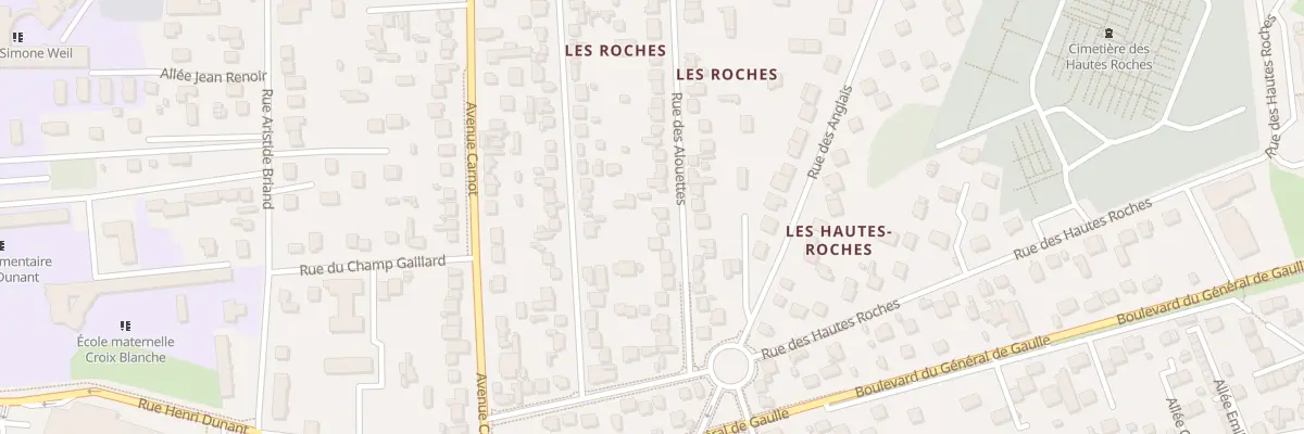 Plan du 21 Rue des Alouettes à Conflans-Sainte-Honorine
