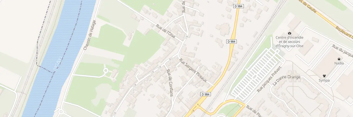 Plan du 7 Pl de la République à Éragny-sur-Oise