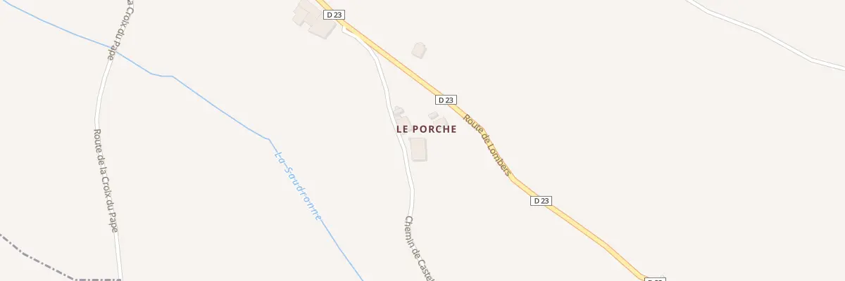 Plan du 75 Che de Castelfranc à Poulan-Pouzols