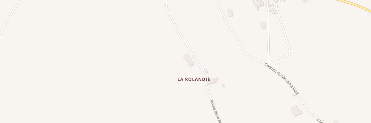 Plan du 6 Rte de la Rolandié à Lagardiolle