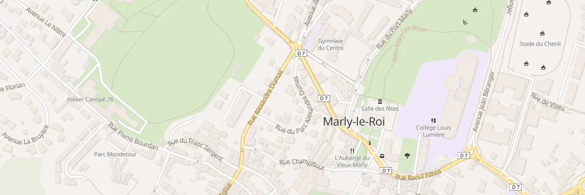 Plan du 8 Rue Parc Alexandre Dumas à Marly-le-Roi