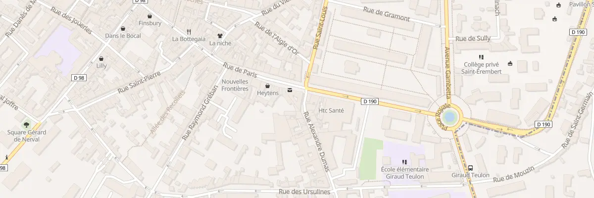 Plan du 70 Rue de Paris à Saint-Germain-en-Laye
