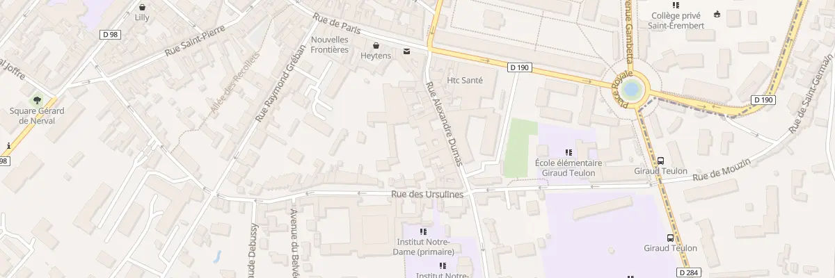 Plan du 10 Rue Alexandre Dumas à Saint-Germain-en-Laye