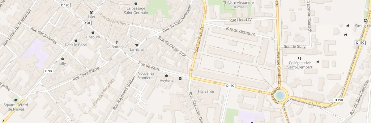Plan du 20 Rue de l’Aigle d’Or à Saint-Germain-en-Laye
