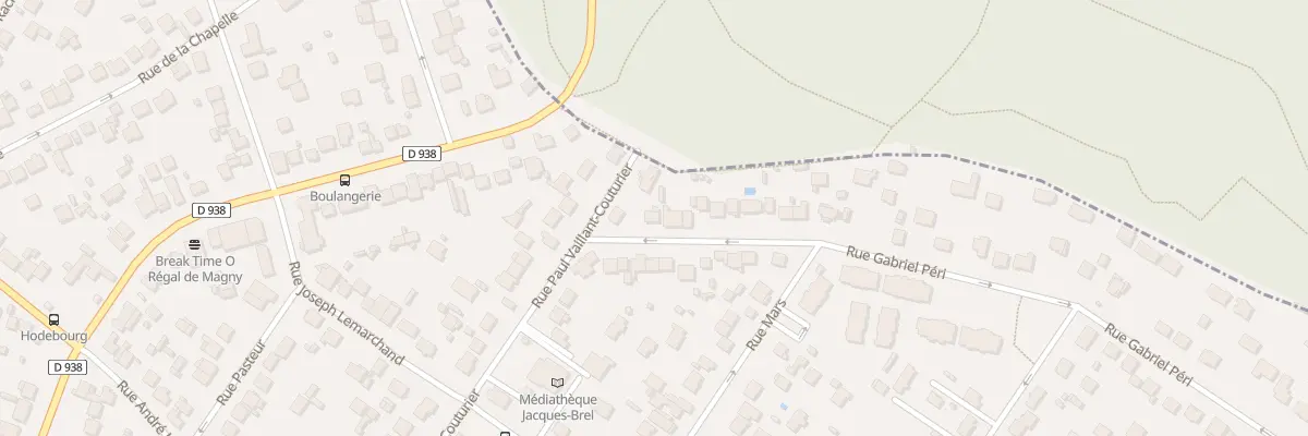 Plan du 1 Rue Gabriel Péri à Magny-les-Hameaux