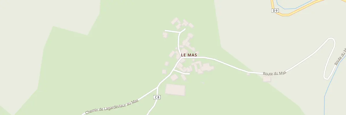 Plan du 5137 Le Mas à Montirat
