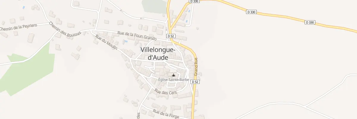 Plan du 2 Rue Carriero Escuro à Villelongue-d’Aude