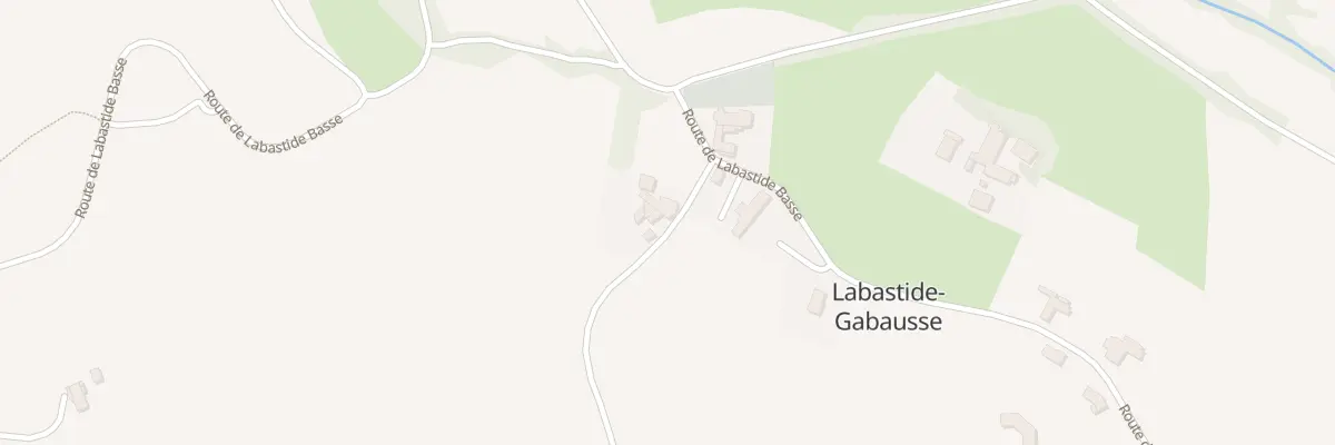 Plan du 2255 Rte de Labastide Basse à Labastide-Gabausse