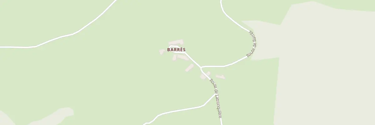 Plan du 5017 Barres à Labastide-du-Haut-Mont