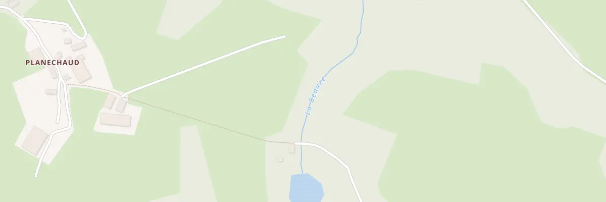 Plan du 5443 Moulin de Planechaud à Vallière