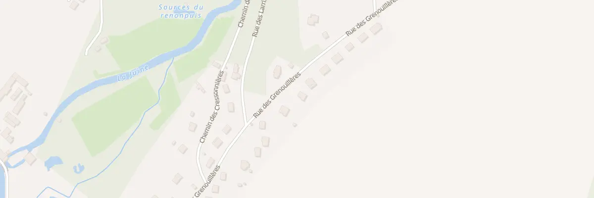 Plan du 394 Rue des Grenouillères au Mérévillois