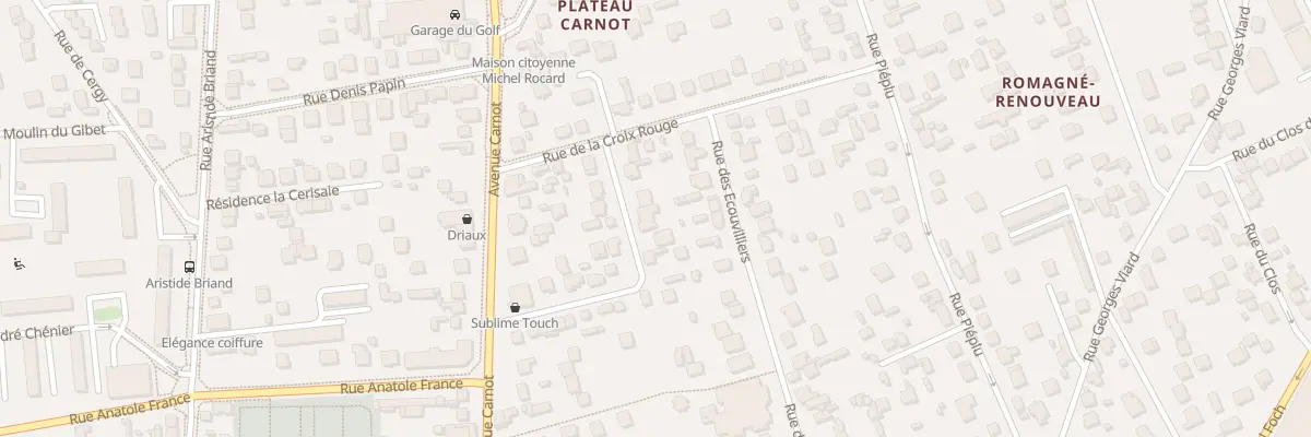 Plan du 16 Rue Francaise à Conflans-Sainte-Honorine