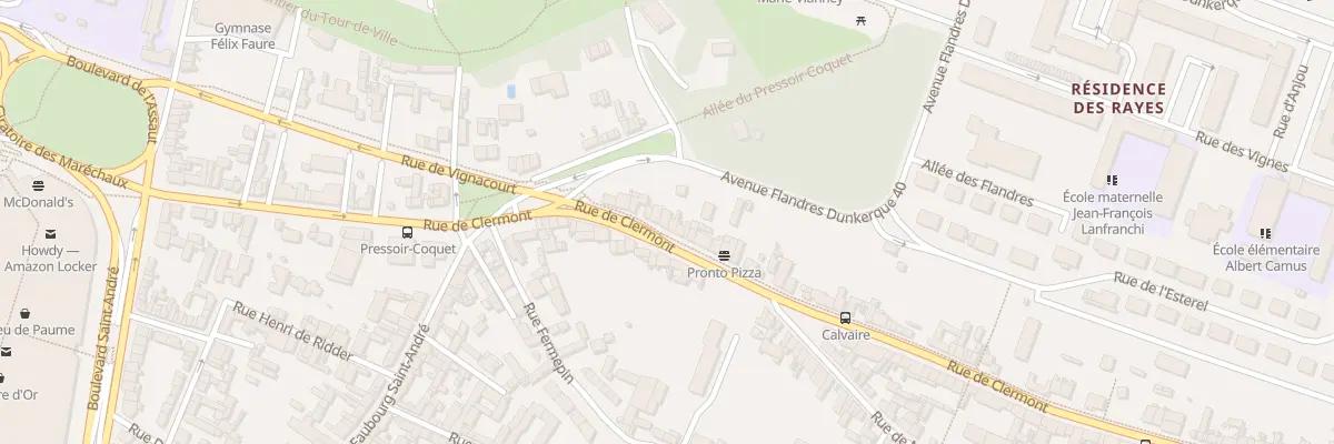 Plan du 45 Rue de Clermont à Beauvais