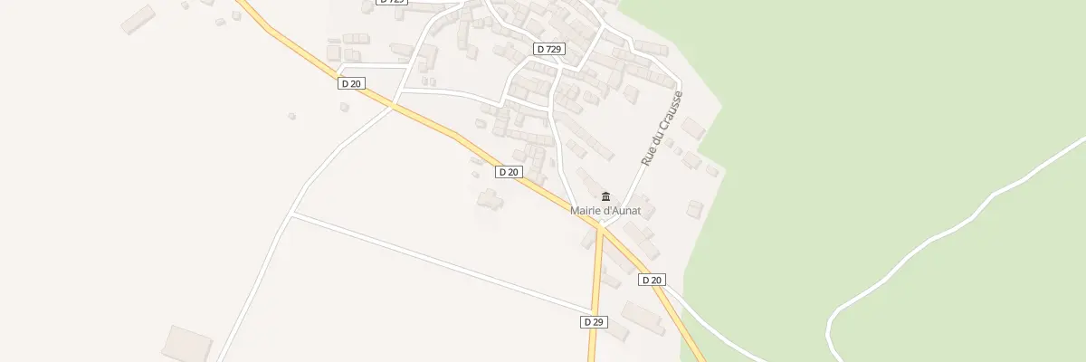 Plan du 47 Le Village à Aunat