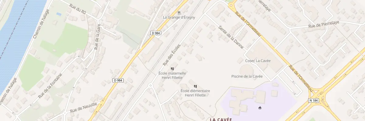 Plan du 27 Rue des Ecoles à Éragny-sur-Oise