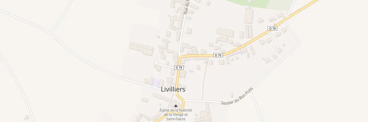 Plan du 1 Rue de la Chaise à Livilliers