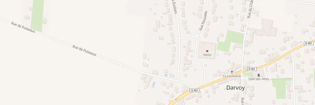 Plan du 8 Rue de Puiseaux à Darvoy