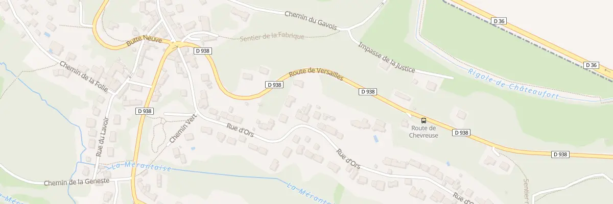 Plan du 19 Rue d’Ors à Châteaufort