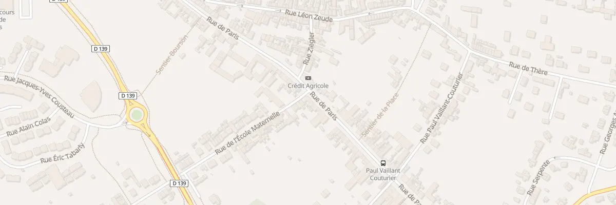 Plan du 122 Rue de Paris à Beauvais